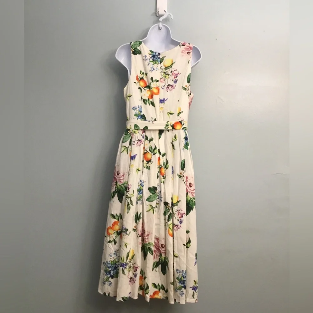 CALYPSO Elegant White Dress - Picture 6 of 15